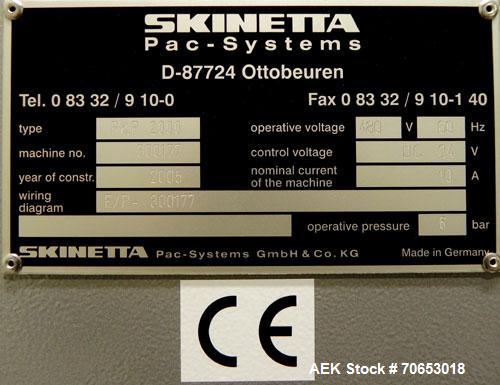 Used Skinetta Model Pick & Place 2000 Robotic Case Packing System