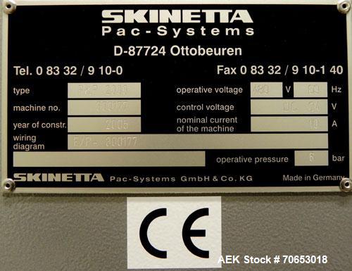 Used- Skinetta Model Pick & Place 2000 Robotic Case Packing System