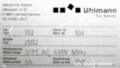 Used Uhlmann Model E4040 Case Packer.