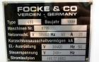 Used Focke Model 486 Automatic Case Erector, Side Load Packer, and Tape Sealer