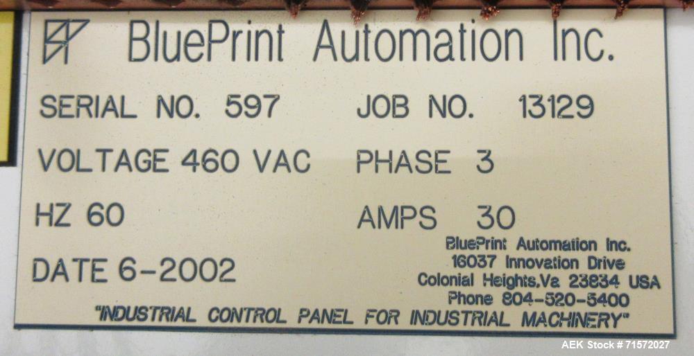 Used BluePrint Automation Robotic Top Loading Case Packing Line
