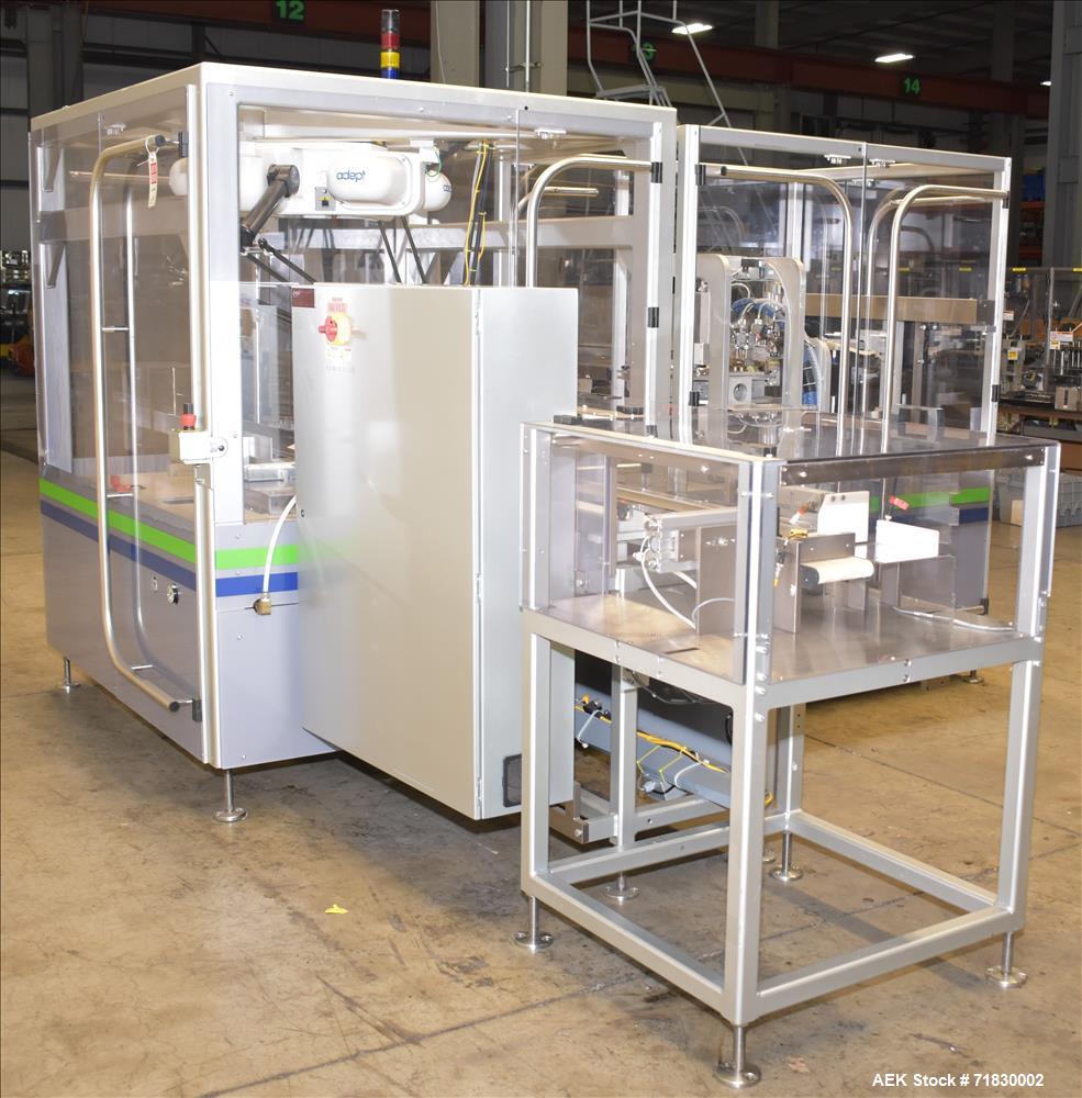 Used MGS Model TLC Top Load Cartoner with Robotic Pick and Place Unit.