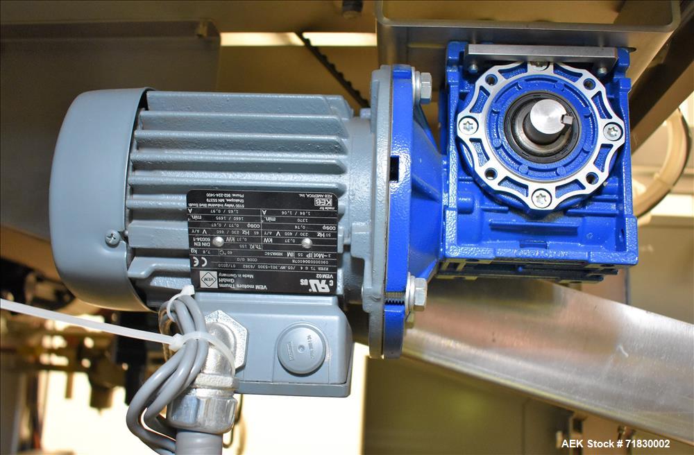 Used MGS Model TLC Top Load Cartoner with Robotic Pick and Place Unit.