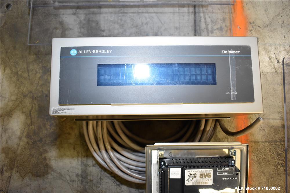 Used MGS Model TLC Top Load Cartoner with Robotic Pick and Place Unit.