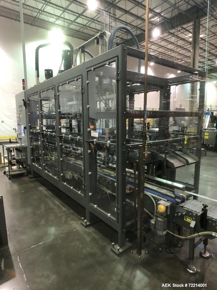 Used Pearson Model GTLU Automatic Pck and Place Robotic Top Load Case Packer.