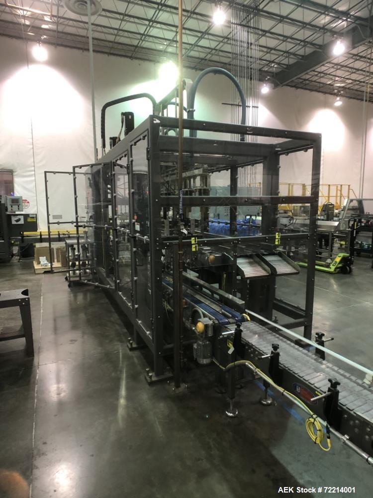 Used Pearson Model GTLU Automatic Pck and Place Robotic Top Load Case Packer.