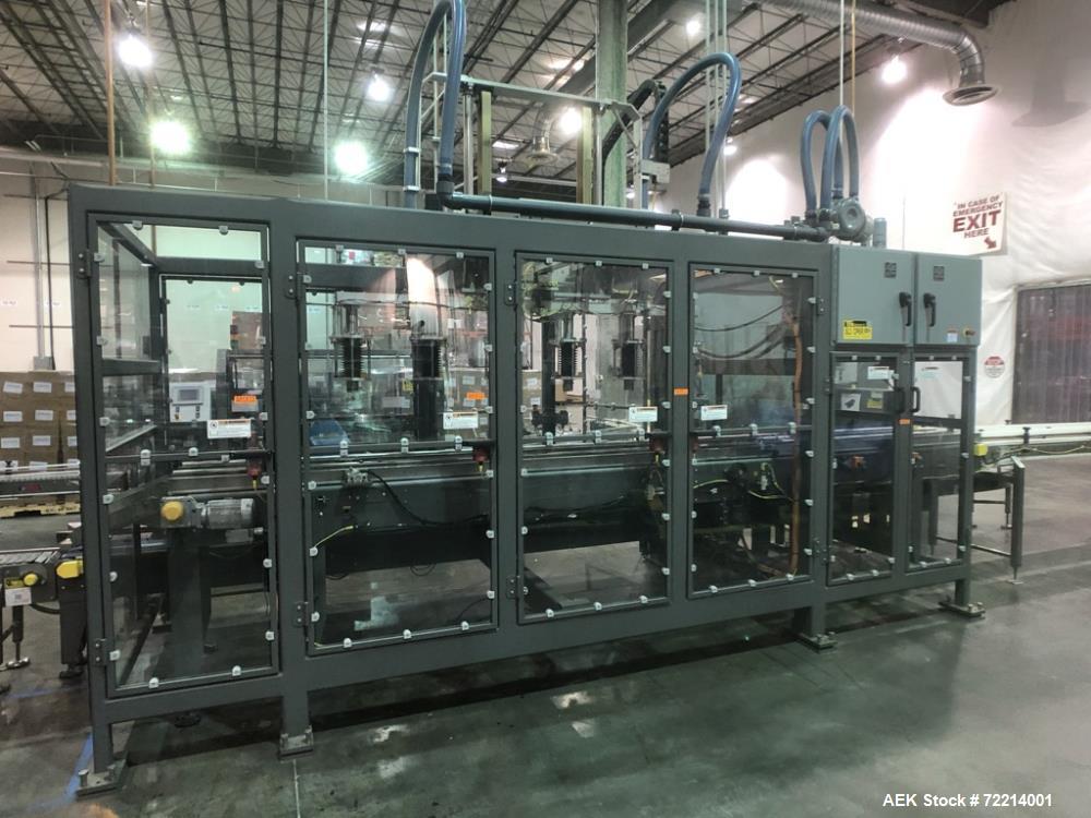 Used Pearson Model GTLU Automatic Pck and Place Robotic Top Load Case Packer.