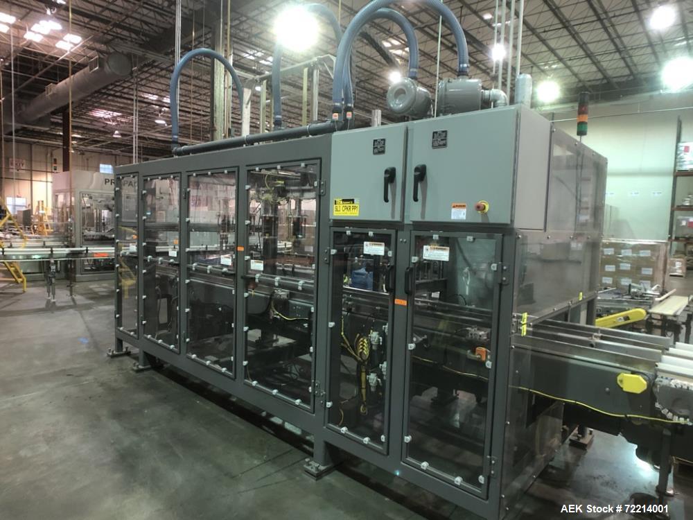 Used Pearson Model GTLU Automatic Pck and Place Robotic Top Load Case Packer.