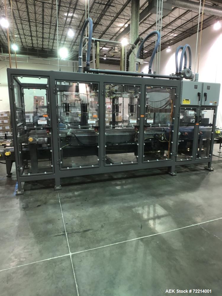 Used Pearson Model GTLU Automatic Pck and Place Robotic Top Load Case Packer.