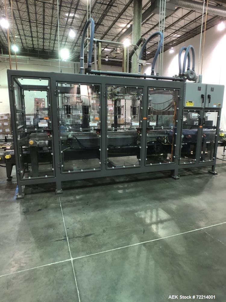 Used- Pearson Model GTLU Automatic Pck and Place Robotic Top Load Case Packer.