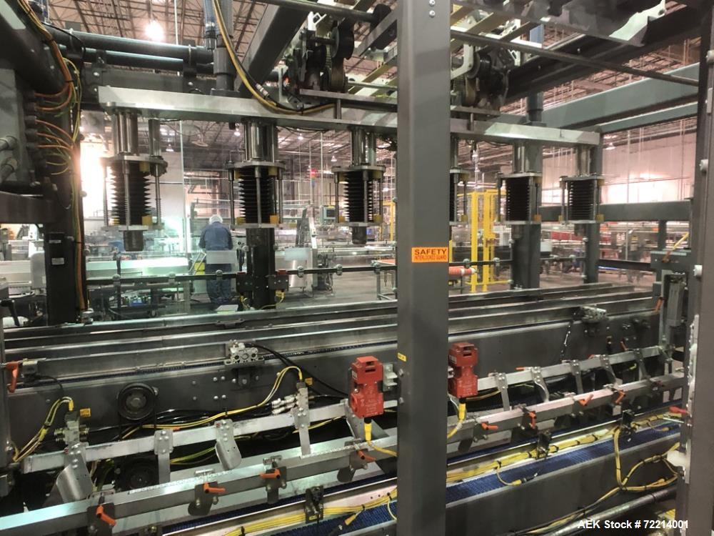 Used Pearson Model GTLU Automatic Pck and Place Robotic Top Load Case Packer.