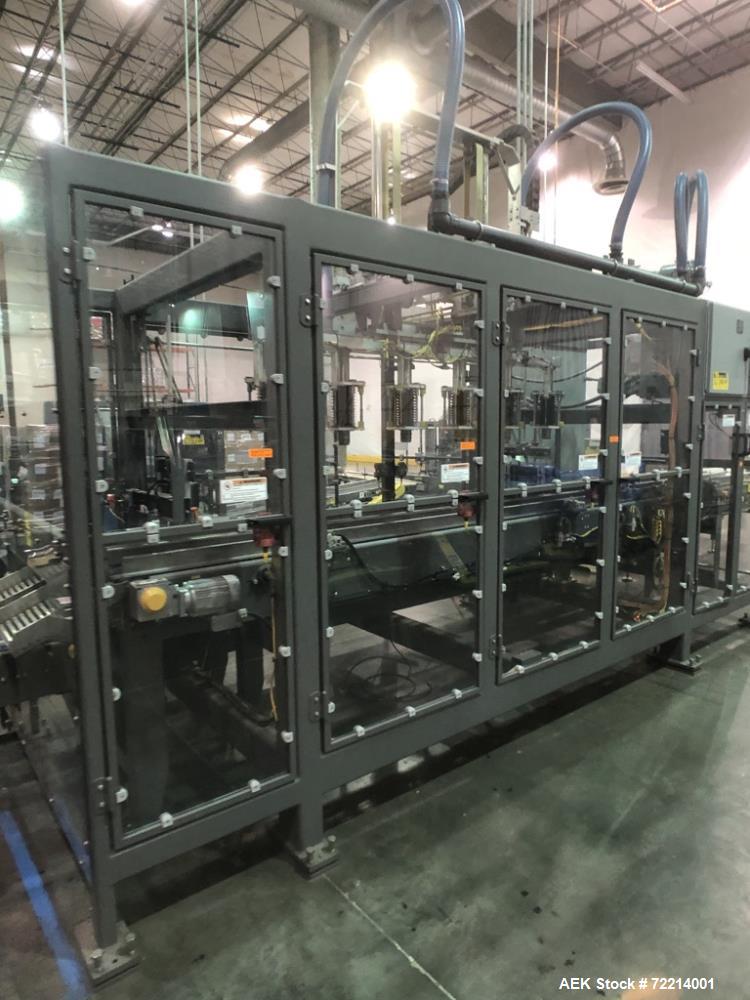 Used Pearson Model GTLU Automatic Pck and Place Robotic Top Load Case Packer.