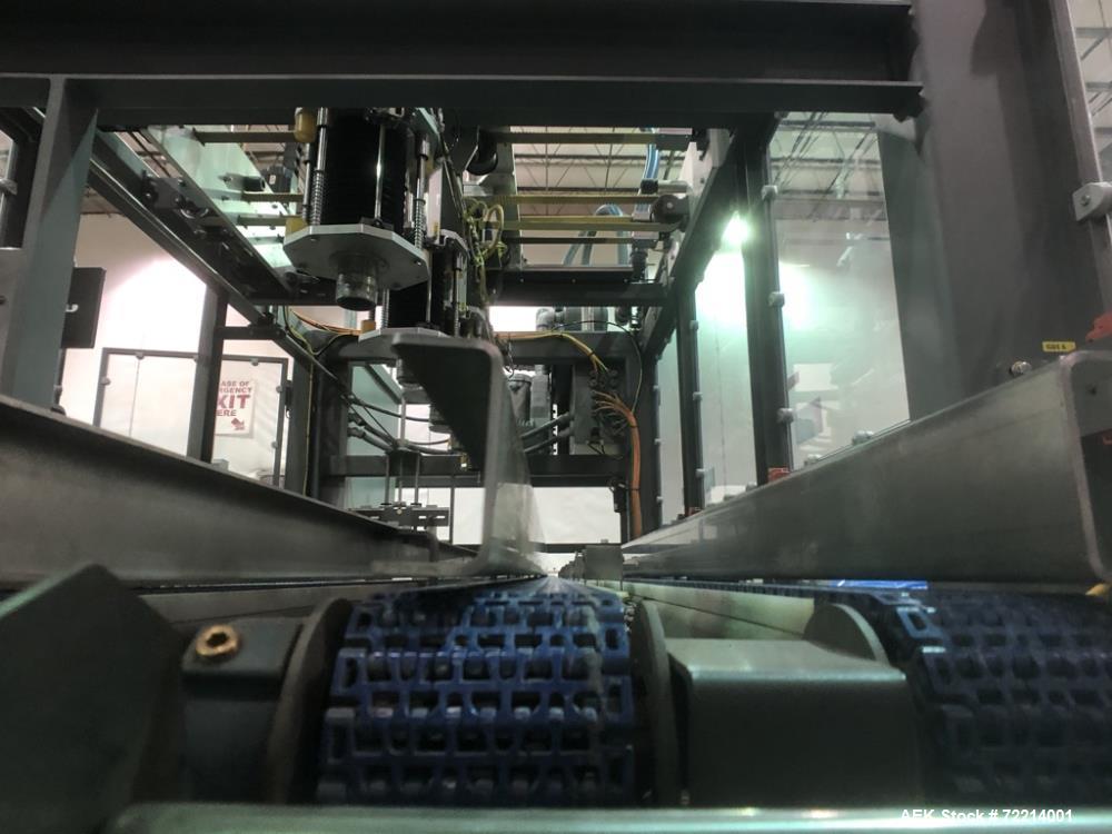 Used Pearson Model GTLU Automatic Pck and Place Robotic Top Load Case Packer.