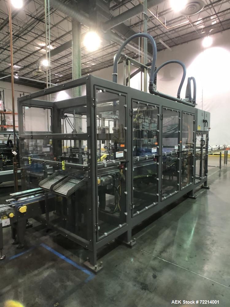Used Pearson Model GTLU Automatic Pck and Place Robotic Top Load Case Packer.