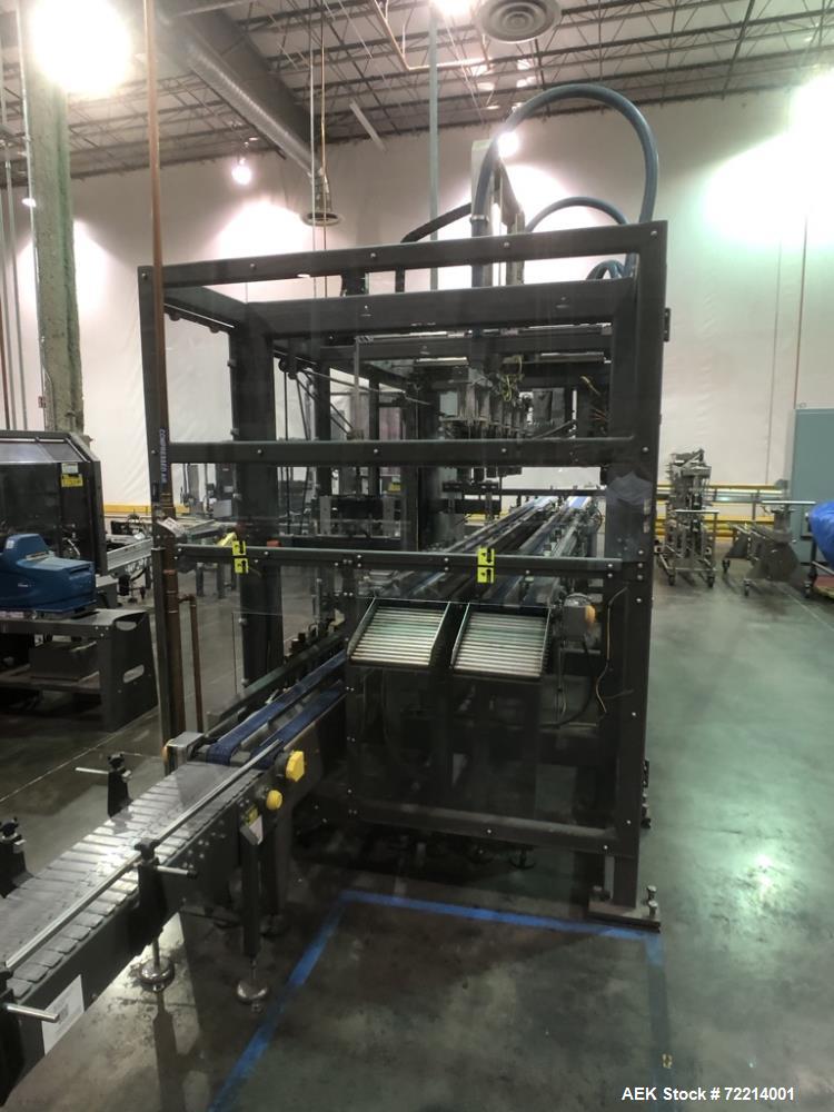 Used Pearson Model GTLU Automatic Pck and Place Robotic Top Load Case Packer.
