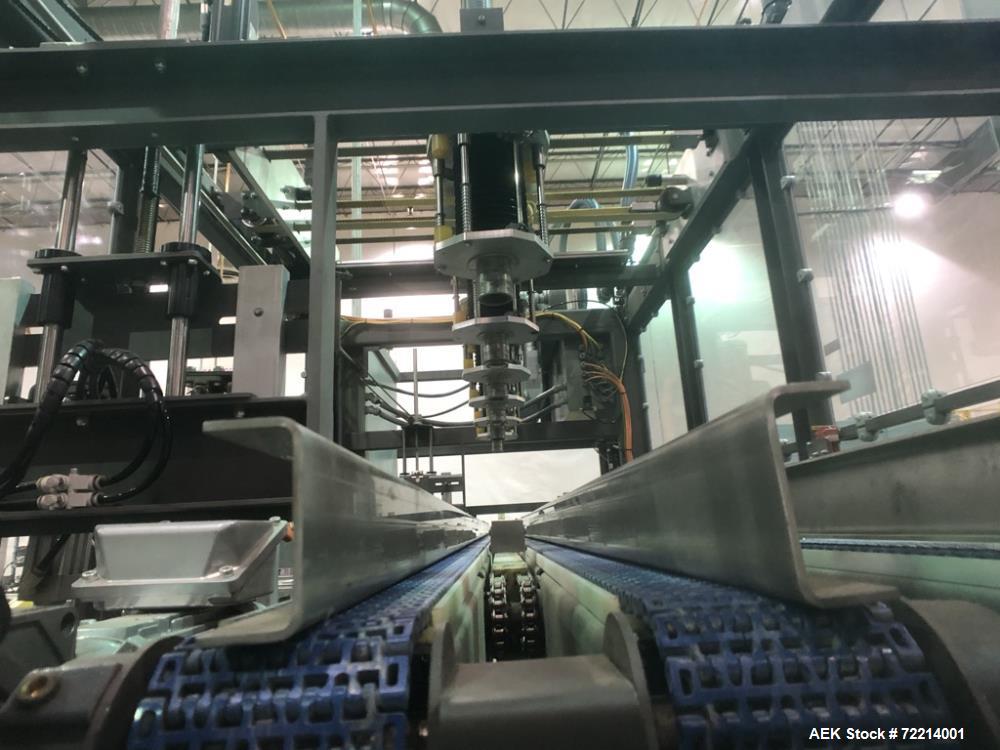 Used Pearson Model GTLU Automatic Pck and Place Robotic Top Load Case Packer.