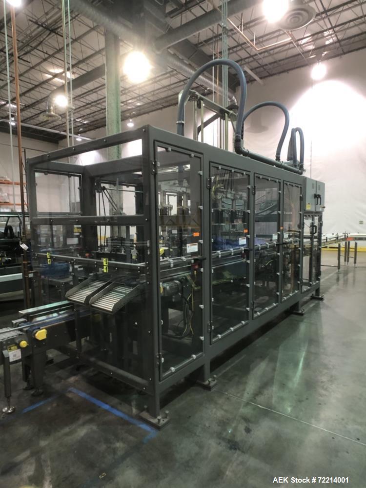 Used Pearson Model GTLU Automatic Pck and Place Robotic Top Load Case Packer.