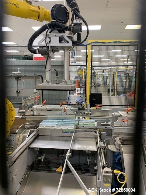 Used-Pearson Model RTL-MX Robotic Top Load Case Packing Erecting and Sealing Lin