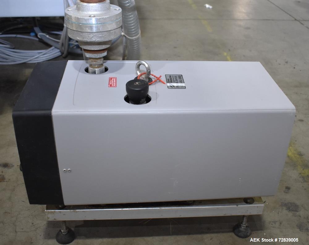 Used Bosch (Syntegon) Presto Robotic Top Load Robotic Carton loader. Capable of speeds up to 400 packages per minute. Has a product size range: Length 2" to 7.9" or 50mm to 200mm, width .6" to 4.7" o...