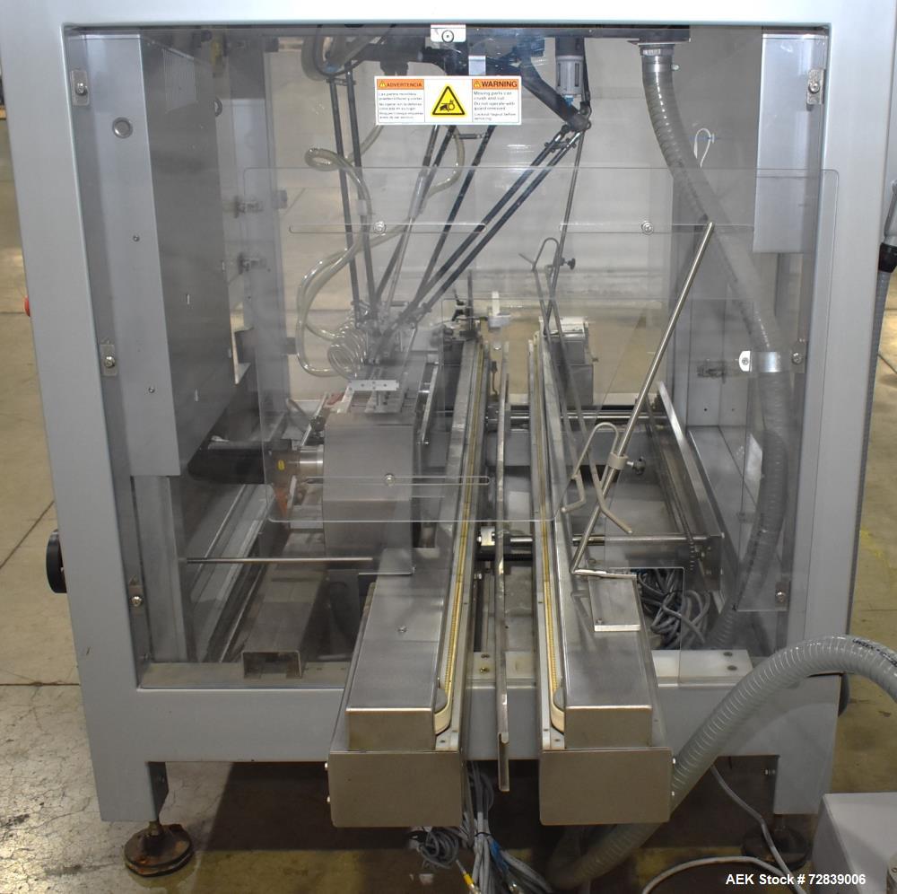 Used- Bosch (Syntegon) Presto Robotic Top Load Robotic Case Packer capable of speeds up to 400 packages per minute.  Has a p...
