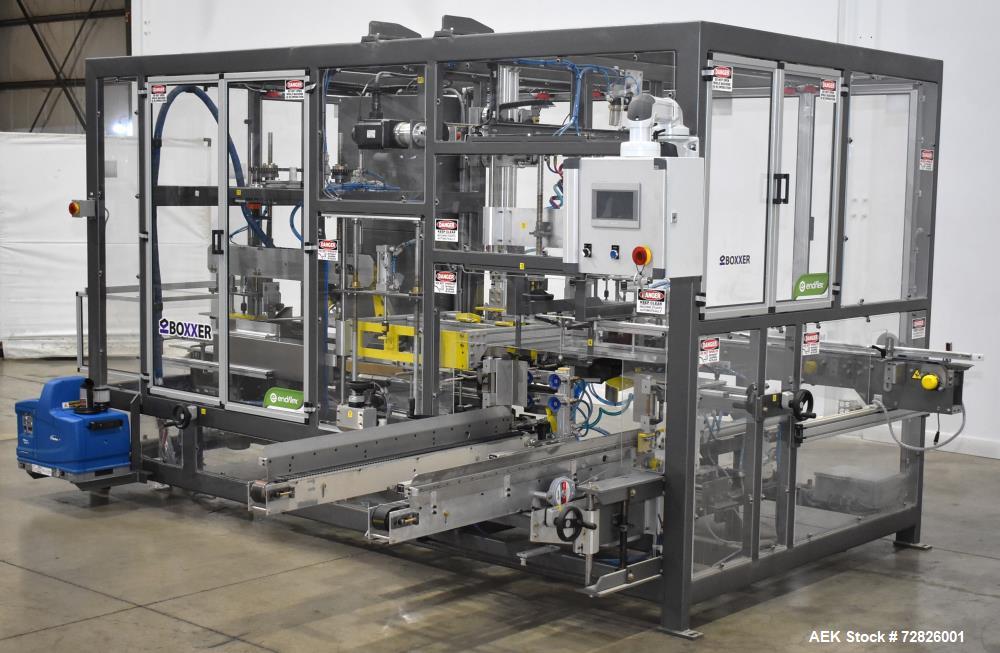 Unused EndFlex (Paxiom) Boxxer CEPP-004 All-in-One Case Erector & Sealer