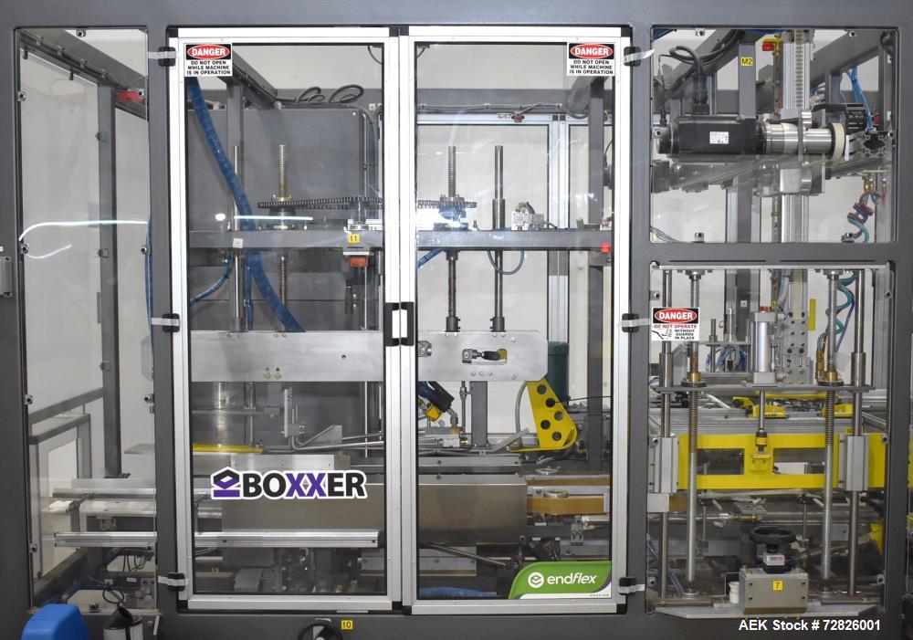 Unused EndFlex (Paxiom) Boxxer CEPP-004 All-in-One Case Erector & Sealer