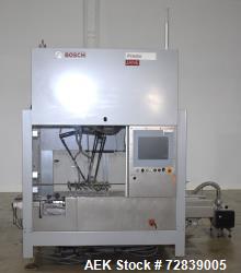 Used- Bosch (Syntegon) Presto Robotic Top Load Robotic Carton loader. Capable of speeds up to 400 packages per minute.  Has ...
