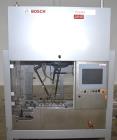 Used Bosch (Syntegon) Presto Robotic Top Load Robotic Carton loader. Capable of speeds up to 400 packages per minute. Has a product size range: Length 2