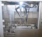 Used Bosch (Syntegon) Presto Robotic Top Load Robotic Carton loader. Capable of speeds up to 400 packages per minute. Has a product size range: Length 2