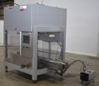 Used Bosch (Syntegon) Presto Robotic Top Load Robotic Case Packer capable of speeds up to 400 packages per minute.  Has a product size range: Length 2