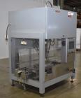 Used Bosch (Syntegon) Presto Robotic Top Load Robotic Case Packer capable of speeds up to 400 packages per minute.  Has a product size range: Length 2