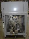Used Bosch (Syntegon) Presto Robotic Top Load Robotic Case Packer capable of speeds up to 400 packages per minute.  Has a product size range: Length 2