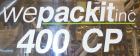 Used WePackIt Model 400CP Automatic Robotic Top Load Case Packer with Tier Shee