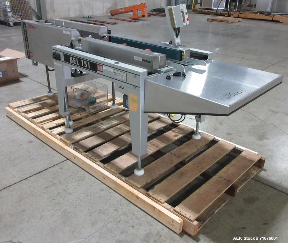 Used Belcor Model 151-505 Semi-Automatic Case Erector and Bottom Case Sealer