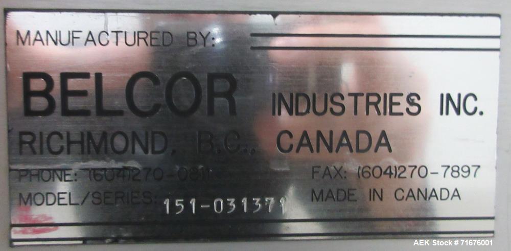 Used Belcor Model 151-505 Semi-Automatic Case Erector and Bottom Case Sealer