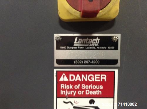 Used Douglas Case Packer, Model M-3409. 28-30 cases per minute, 128 oz. can/94 oz. can.