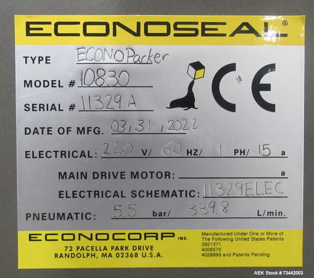 Used Econocorp Econopacker Semi-Automatic Case Packer — 10 CPM, Stainless