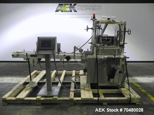 Used Salwasser R101 Semi Automatic Case Packer. Capbable of speeds up to 12 cases per minute (Depending on product and pack pattern). Has Allen Bradley PLC controls, product upstacker and power takea...