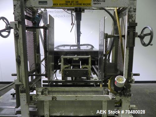 Used Salwasser R101 Semi Automatic Case Packer. Capbable of speeds up to 12 cases per minute (Depending on product and pack pattern). Has Allen Bradley PLC controls, product upstacker and power takea...