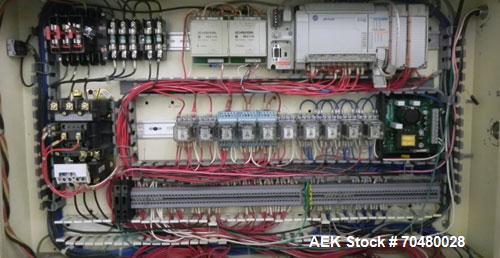 Used Salwasser R101 Semi Automatic Case Packer. Capbable of speeds up to 12 cases per minute (Depending on product and pack pattern). Has Allen Bradley PLC controls, product upstacker and power takea...