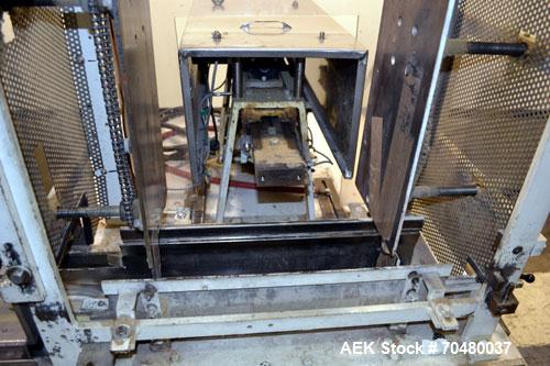 Used Salwasser Model R101 Semi-Automatic Case Packer. Capbable of speeds up to 12 cases per minute (Depending on product and pack pattern. Has Allen Bradley PLC controls, product upstacker and power ...