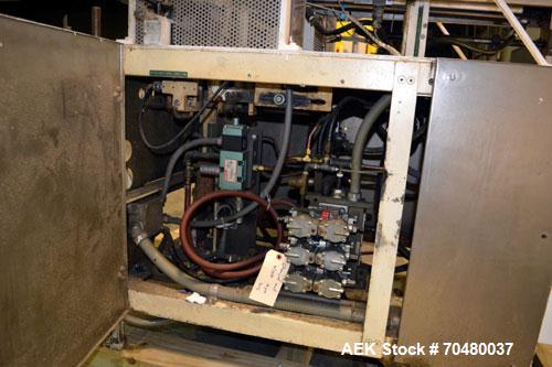 Used Salwasser Model R101 Semi-Automatic Case Packer. Capbable of speeds up to 12 cases per minute (Depending on product and pack pattern. Has Allen Bradley PLC controls, product upstacker and power ...
