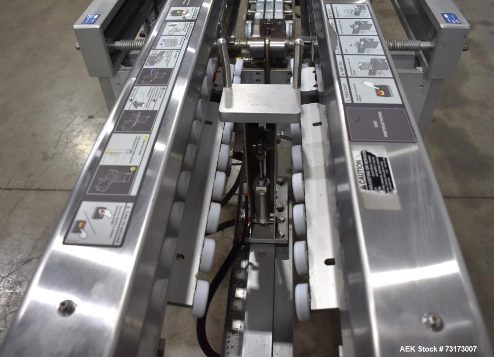 Used Wexxar Belcor Model 5150 Semi Automatic Case Erector and Sealer - Dekka 2" Top and Bottom Tape Head