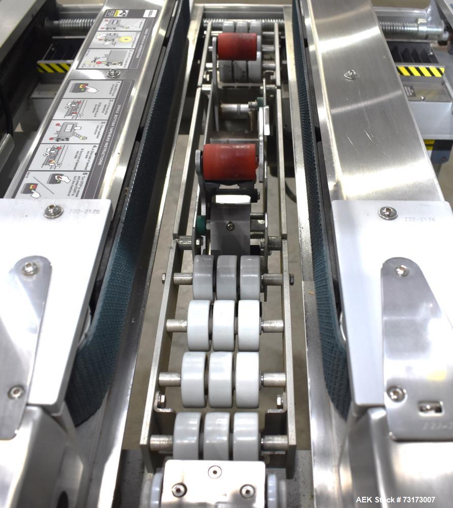 Used Wexxar Belcor Model 5150 Semi Automatic Case Erector and Sealer - Dekka 2" Top and Bottom Tape Head