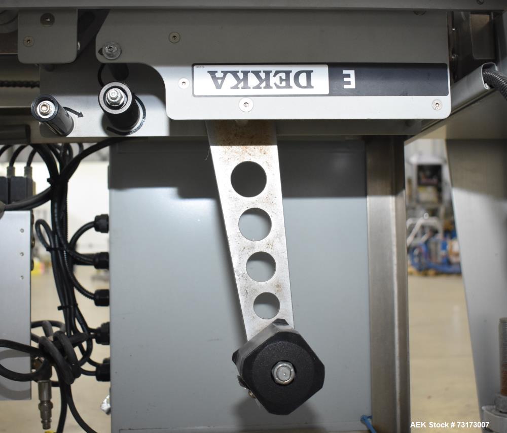 Used Wexxar Belcor Model 5150 Semi Automatic Case Erector and Sealer - Dekka 2" Top and Bottom Tape Head