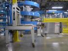 Used Belcor 505 semi automatic case erector with integrated Belcor 150 automatic top and bottom case taper sealer. Speeds up to 15 cpm. Erector size range: 8-1/2