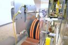 Used Fallas Automation Bag Collator, Model RW-1. Adjustable incline Eagle belting infeed, 8'' wide x 68'' long discharge belt conveyor. Includes a control panel with an Allen-Bradley Micrologix 1000,...