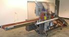Used Fallas Automation Bag Collator, Model RW-1. Adjustable incline Eagle belting infeed, 8'' wide x 68'' long discharge belt conveyor. Includes a control panel with an Allen-Bradley Micrologix 1000,...