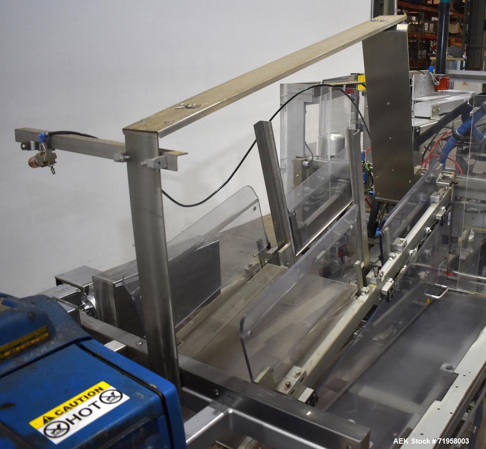 Used Bosch (Syntegon) Model Elematic 3000 Automatic Wraparound Case Packer.