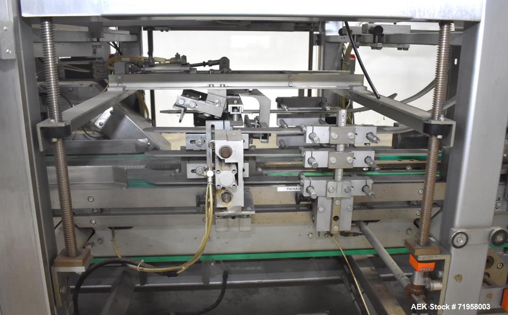 Used Bosch (Syntegon) Model Elematic 3000 Automatic Wraparound Case Packer.
